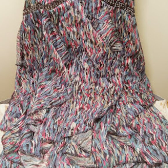 Baby doll empire waist halter dress with ruching skirt bottom - Picture 13 of 16